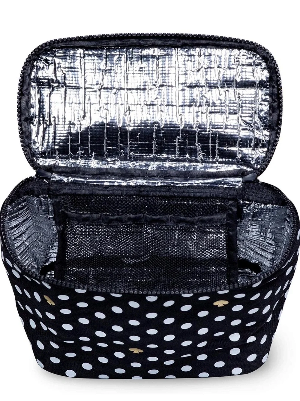Kate Spade Black Polka Dot lunch bag